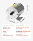 VEVOR 2000W Electric Brushless DC Motor Kit 48V 4300rpm Motor & Speed Controller