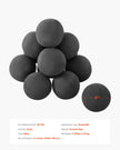 VEVOR 4 Inch 12 Pcs Ceramic Fire Balls Round Fire Stones Reusable Lava Rocks