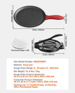 VEVOR 10 Inch Tortilla Press Chapati Maker Roti Dough Maker Heavy Duty Cast Iron