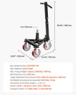 Trailer Dolly 3500lbs Tongue Weight Capacity 18 and 22 inch Height Adjustable