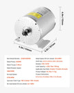 VEVOR 3000W Electric Brushless DC Motor Kit 72V 4900rpm with Speed Controller