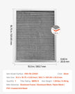 VEVOR 16x20x1 Aluminum Electrostatic Air Filter MERV 8 Actual 15.5x19.75x0.82