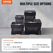 VEVOR 3 in 1 Plyometric Jump Box, 24/20/16 Inch Wooden Plyo Box, Platform & Jumping Agility Box, Anti-Slip Fitness Exercise Step Up Box for Home Gym Training, Conditioning Strength Training, Black