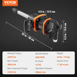 VEVOR 1 Inch Air Impact Wrench, Up to 3160 ft-lbs High Reverse Torque Output 1
