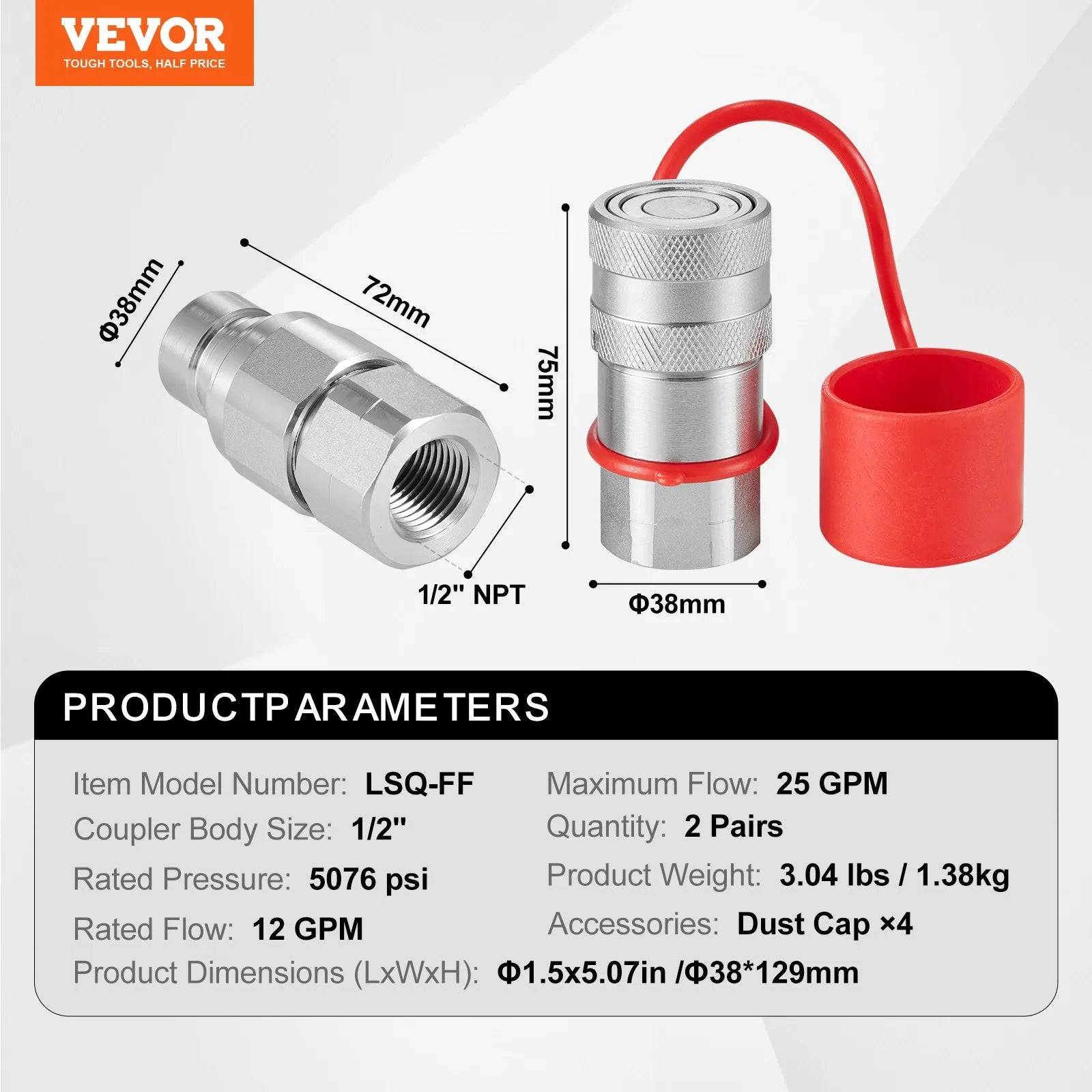 VEVOR 1/2