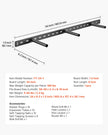 VEVOR 1 Pack Shelf Bracket 34 inch / 863.6 mm Heavy Duty Floating Shelf Bracket