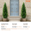 VEVOR 2 Pack 5' Artificial Cedar Topiary Tree Faux Plant UV Decor In/Outdoor