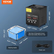 VEVOR 2L Ultra Sonic Cleaner Cleaning Machine with Basket Heater and Timer 60W