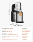 VEVOR 4L Commercial Slushy Machine Margarita Smoothie Frozen Drink Maker