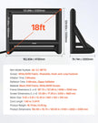 VEVOR 18 ft Inflatable Movie Screen 16:9 600D Movie Projection with Portable Bag