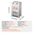 VEVOR 3 Phase Converter 15HP 53A 220V Single to 3 Phase 220V-240V Input/Output