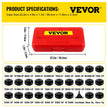 VEVOR Oil Filter Socket Set Cup Socket Tool Set 7 PCS Oil Filter Cap Wrench