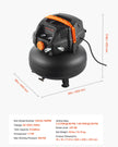 VEVOR 6 Gallon Air Compressor 1.7HP 2.3CFM @ 90PSI & 150PSI Max Working Pressure