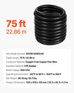 VEVOR 75 FT 6AWG Premium Electrical Power Cable Extension Cord Copper Wire