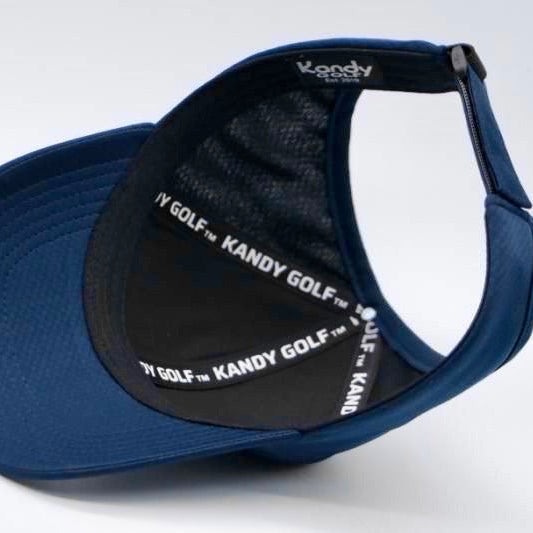 Kandy Golf Assorted 1/4 Visor, Open back Hats