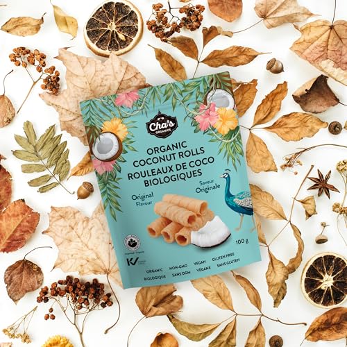 Cha's Organics - Organic Coconut Rolls - Original (100g)