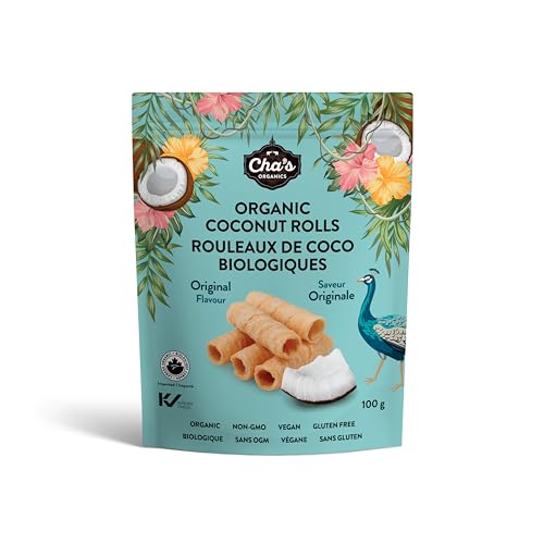 Cha's Organics - Organic Coconut Rolls - Original (100g)