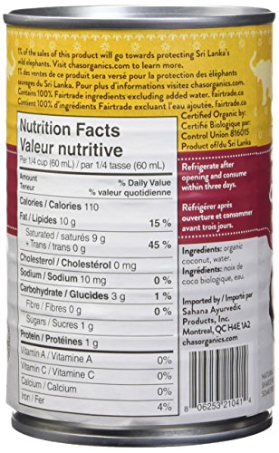 Cha's Organics - Premium Coconut Milk (400ml)