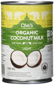 Cha's Organics - Light Coconut Milk (400ml)