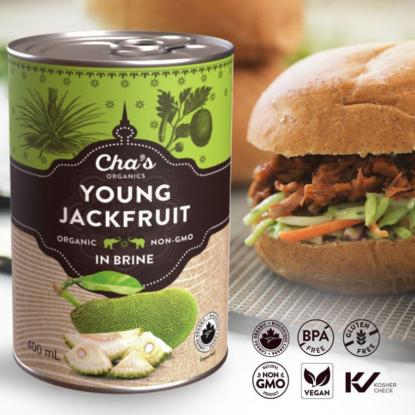 Cha's Organics - Young Jackfruit In Brine (400ml)
