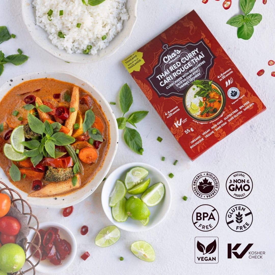 Cha's Organics - Thai Red Curry (55g)