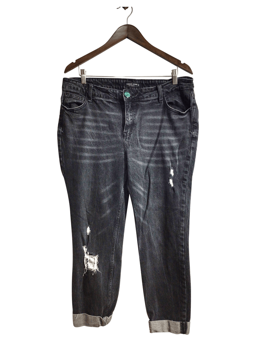 HAMMER JEANS Women Straight-Legged Jeans Regular fit in Black - 13