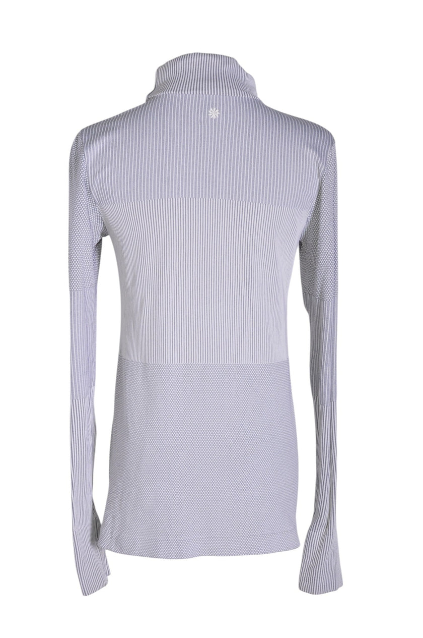 ATHLETA Women Turtleneck Tops Regular fit in Gray - M