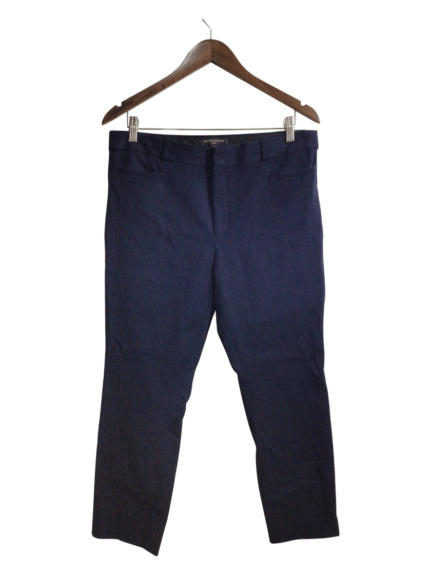 BANANA REPUBLIC Women Work Pants Regular fit in Blue - 12