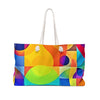 Abstract Colorful Geometric Pattern Weekender Bag