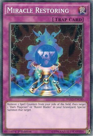 Miracle Restoring (YGLD-ENC40) - King of Games: Yugi's Legendary Decks 1st Edition