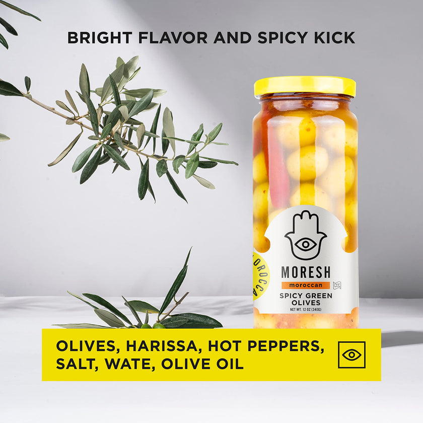 Moresh - Spicy Green Olives (340g)