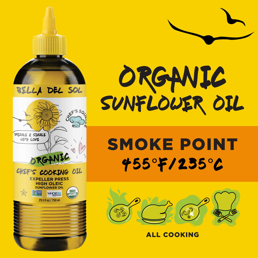 Bella Del Sol - High Oleic Sunflower Oil (6 x 1.5L)