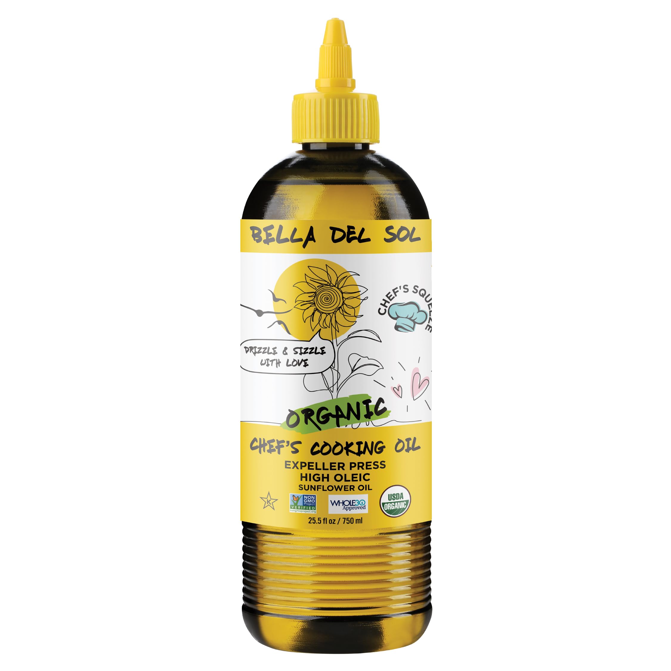Bella Del Sol - High Oleic Sunflower Oil (6 x 1.5L)