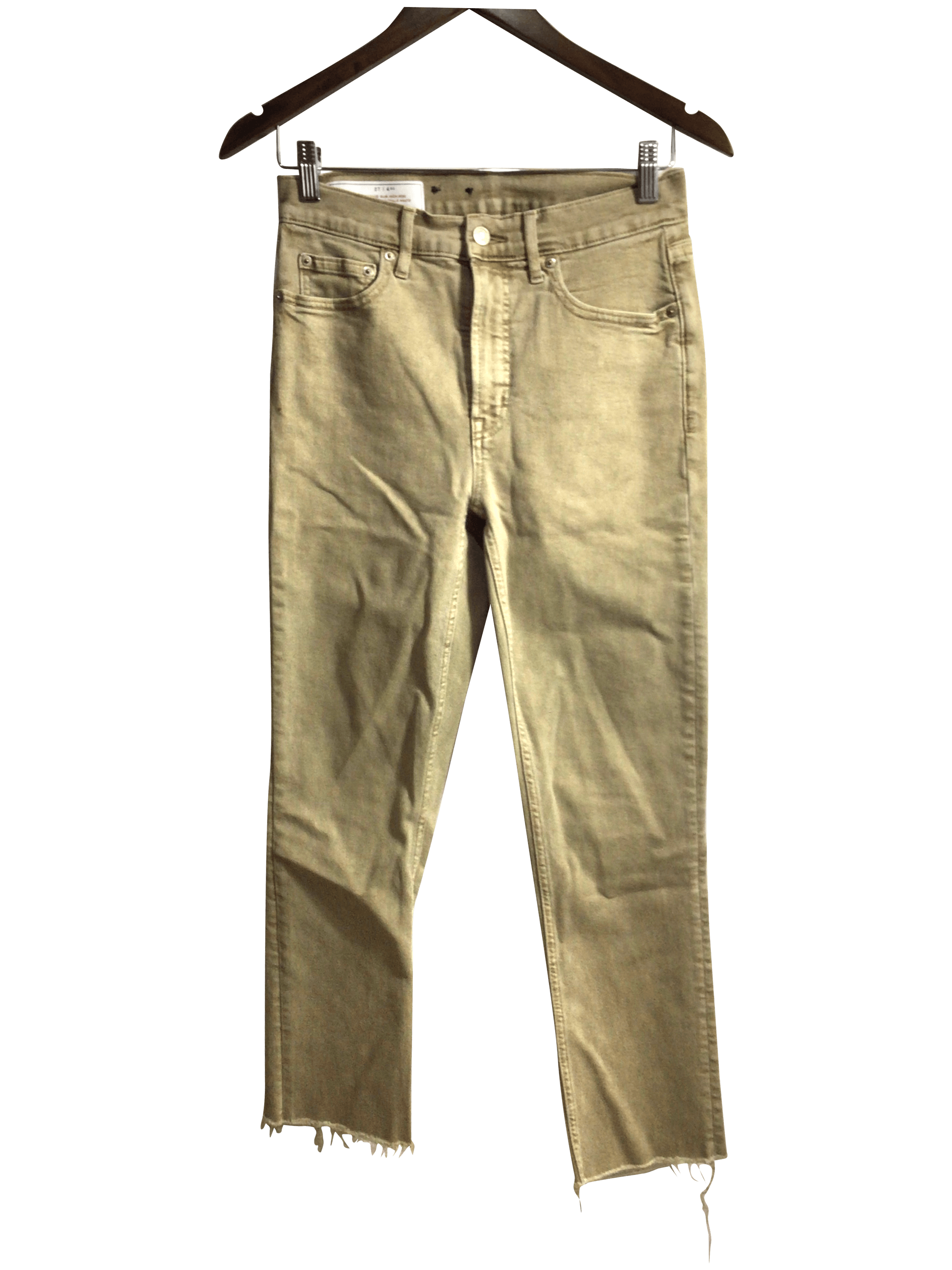 GAP Women Straight-Legged Jeans Regular fit in Beige - 27