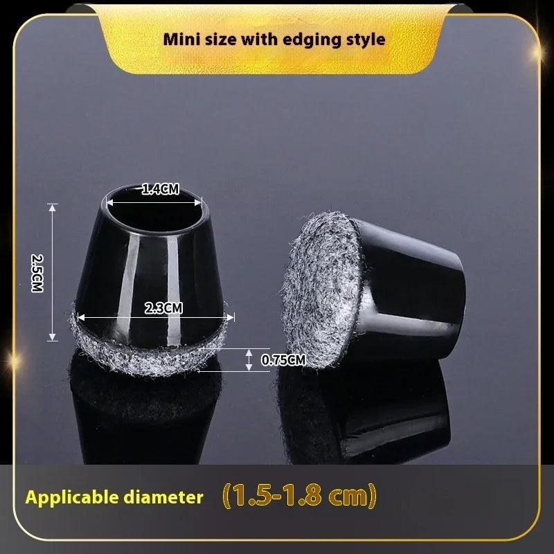 Quiet And Wear-resistant Non-slip Stool Booties Rubber Protective Sleeve