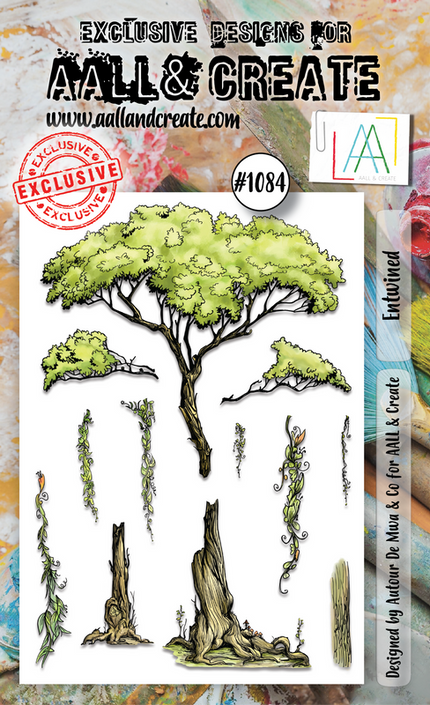 AALL and Create #1084 - A6 Stamp Set - Entwined