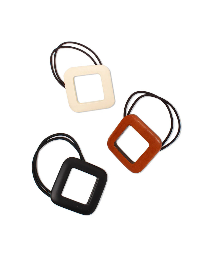BANDED - Wooden Grove Hair Ties (3pk)