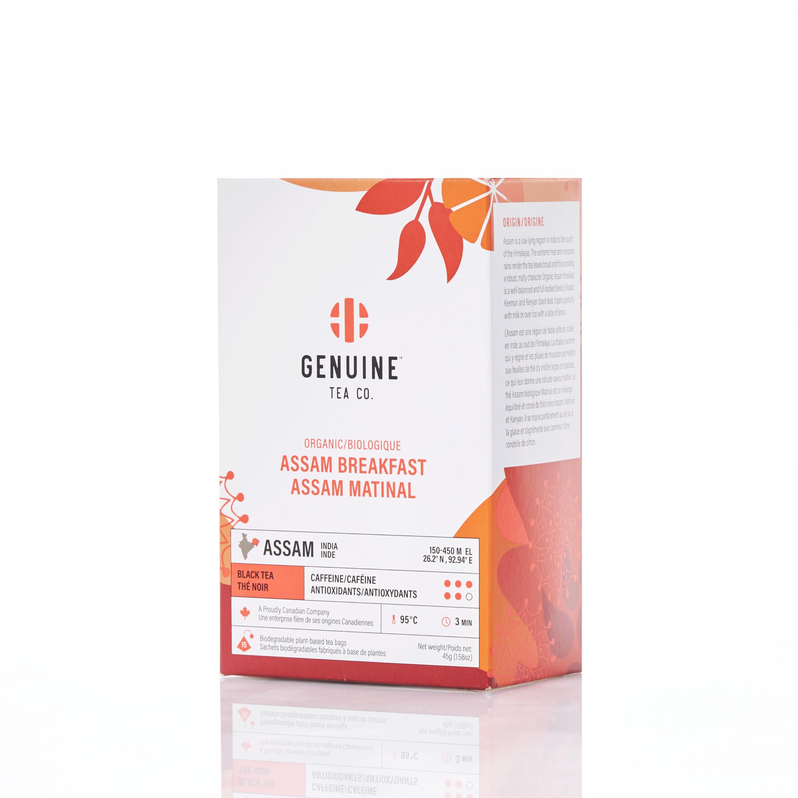Genuine Tea - Organic Assam Breakfast (15bg)