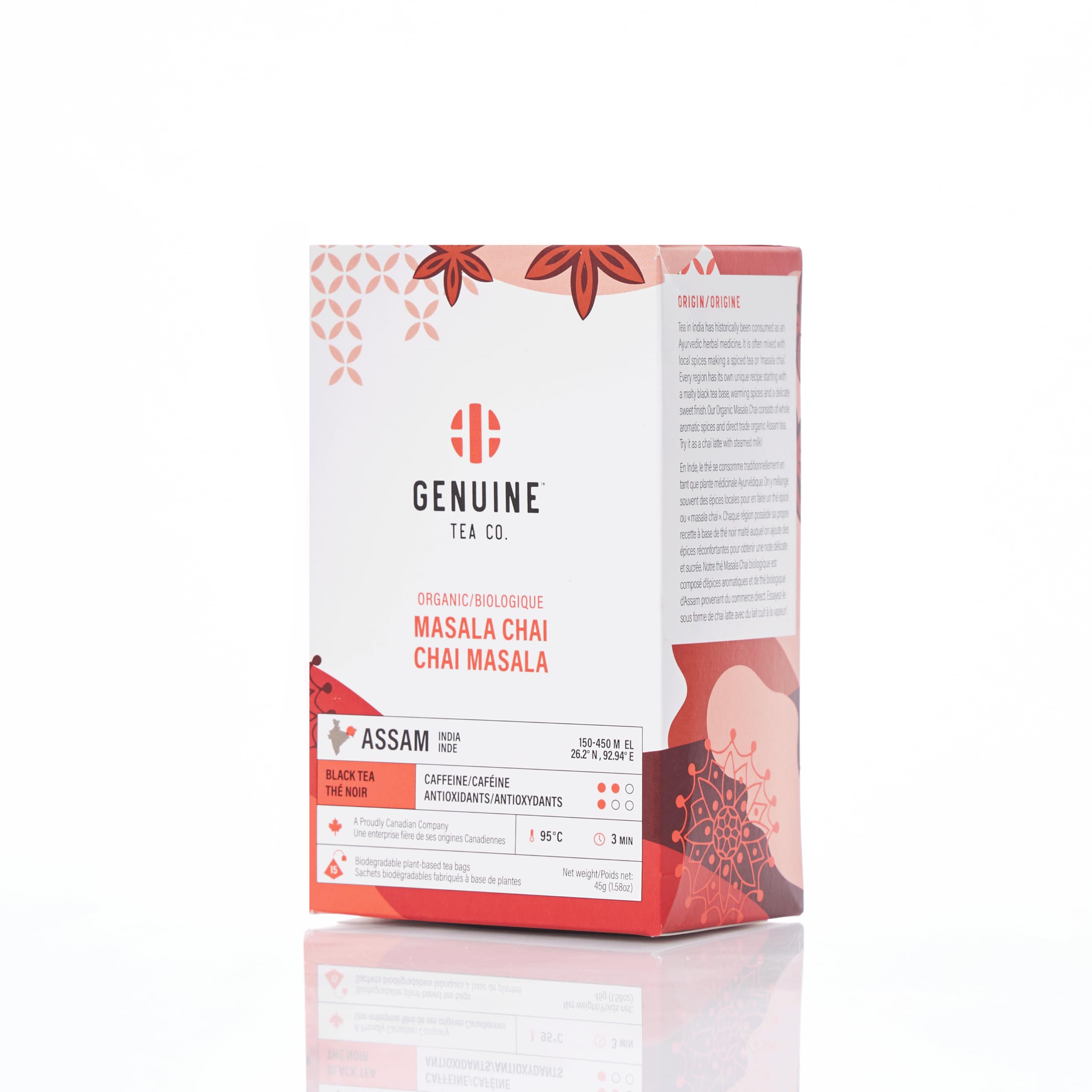 Genuine Tea - Organic Masala Chai (15bg)