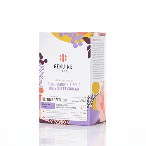 Genuine Tea - Organic Elderberry Hibiscus (15bg)