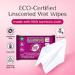 Genial Day - Unscented Bamboo Wet Wipes (10ct)