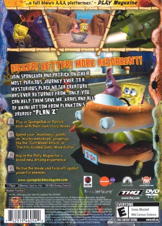 The SpongeBob SquarePants Movie (occasion)