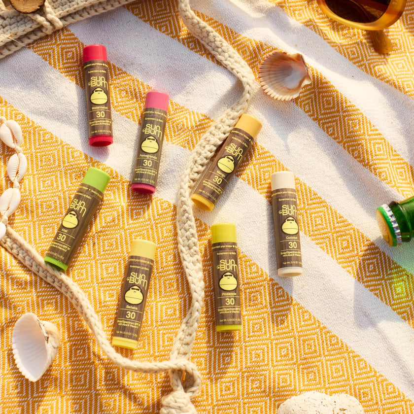 Sun Bum - Original SPF 30 Lip Balm - Banana (12 x 4.25g)