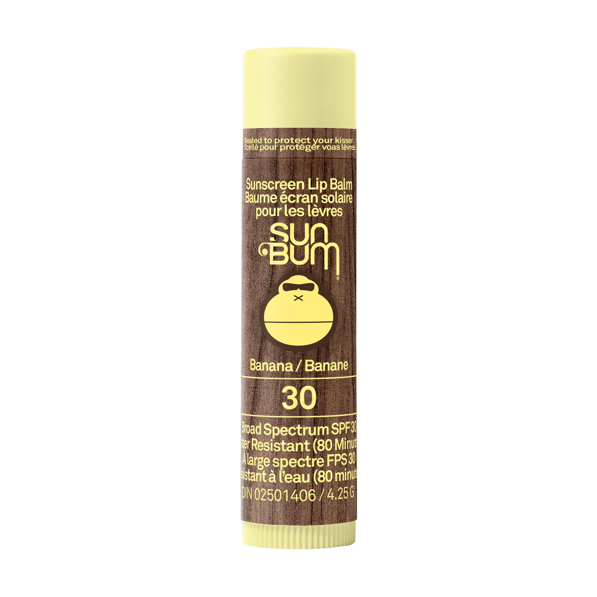 Sun Bum - Original SPF 30 Lip Balm - Banana (12 x 4.25g)