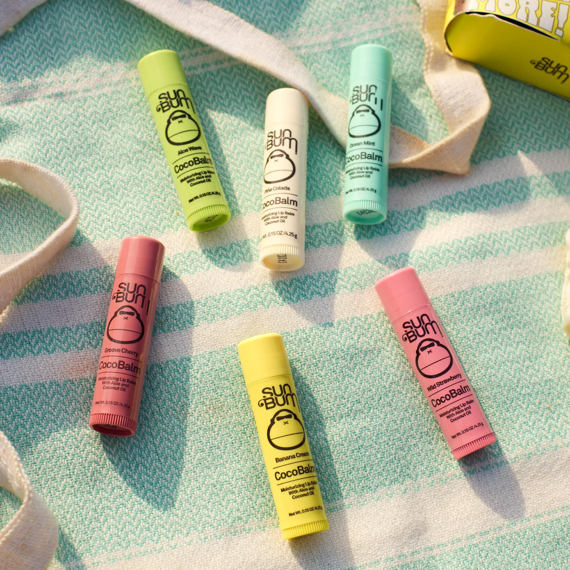 Sun Bum - CocoBalm Lip Balm - Groove Cherry (6 x 4.25g)
