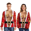 Printed Funny Christmas sweatshirt for couple