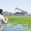 VEVOR 32x6.3 in Pond Aquatic Weed Rake Double-Sided Lake Weed Rake 30ft Rope