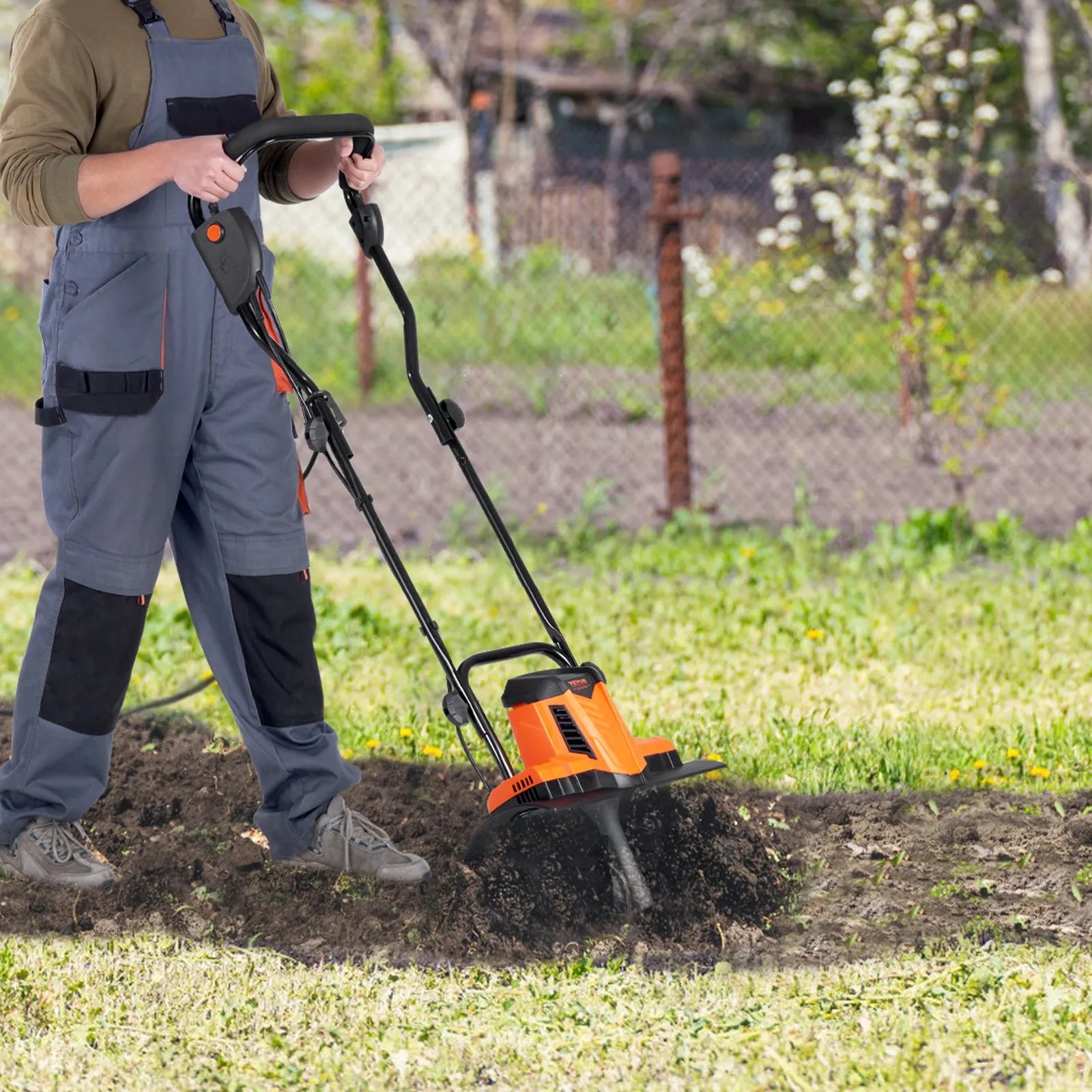 VEVOR 10 Amp Electric Tiller, 14