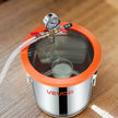VEVOR 3.5CFM Single Stage Vacuum Pump 3 Gallon Stainless Steel Degassing Chamber