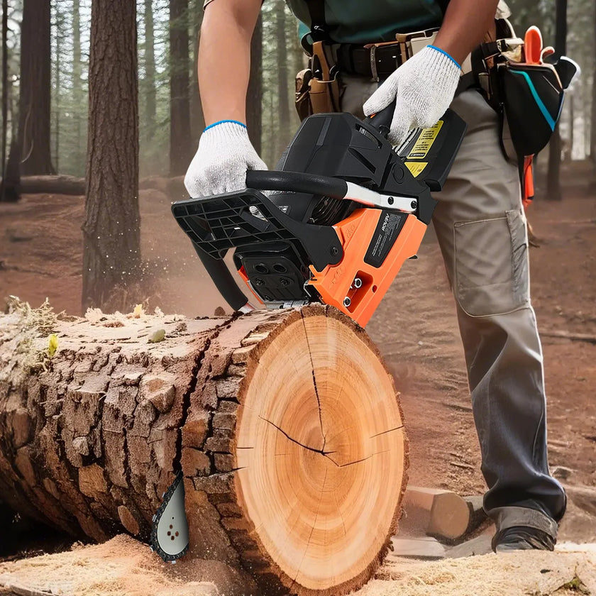 VEVOR 62cc Gas Chainsaw 3.8 HP Gas Powered 20 inch Chainsaw For Wood Cutting